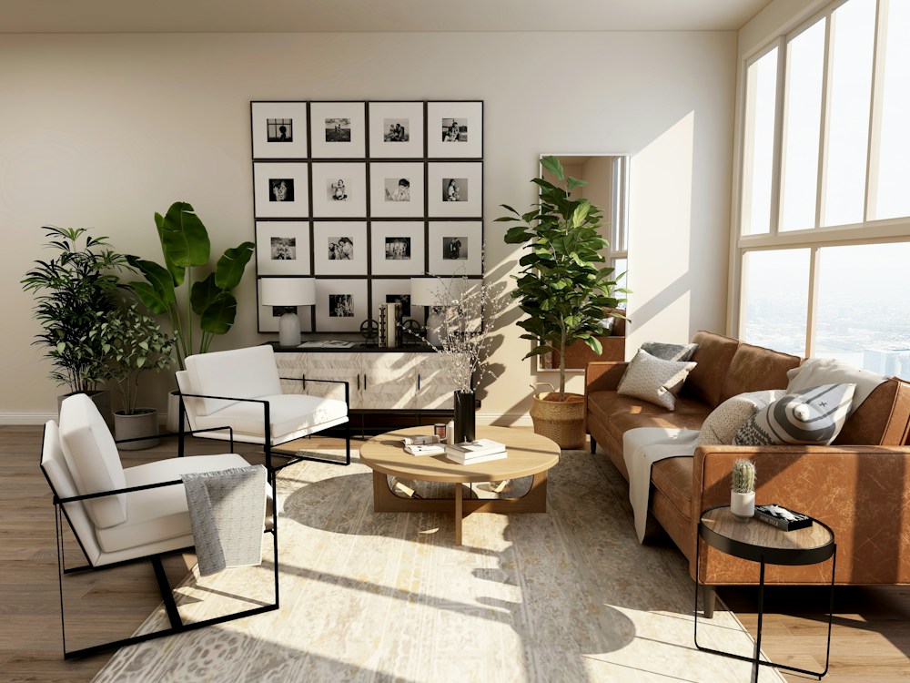 A welcoming living room